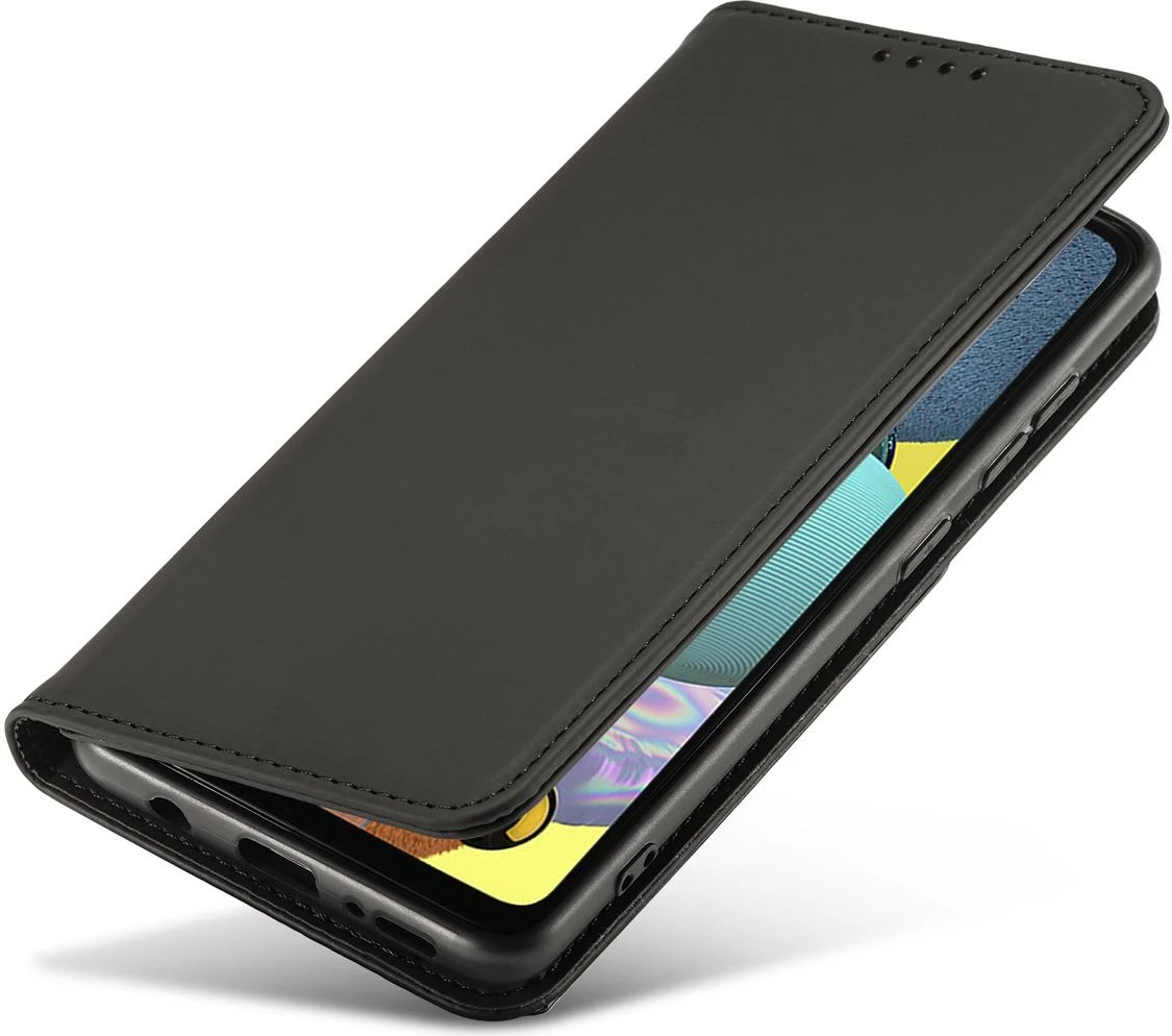 Mbështjellës Hurtel Magnet Card Case për Xiaomi Redmi Note 11 Pro, me kapak, portofol dhe qëndrim, i zi