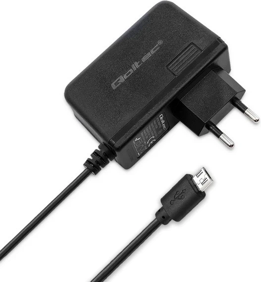 Karikues rrjeti Qoltec 15W 5V 3A micro USB, i zi