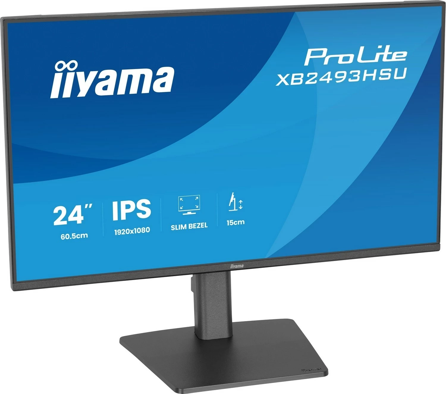 Monitor iiyama ProLite XB2493HSU-B1, 23.8 inch, Full HD, IPS, HDMI, DisplayPort, USB, e zi
