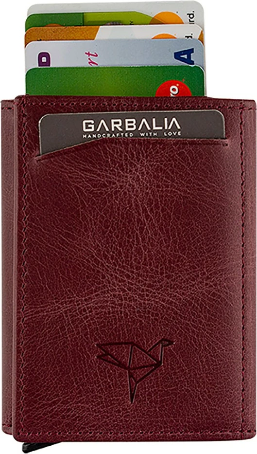 Portofol për burra, ngjyrë e kuqe claret, Zoozie Bags Bryant
