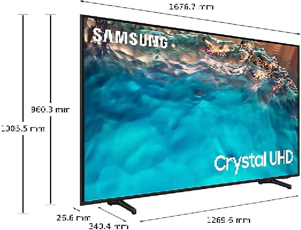 Televizor LED UHD 4K Smart, Samsung, UE75U8072FUXXH, HDR10+, 75"