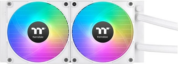 Ftohës uji Thermaltake TH280 V2 Ultra EX ARGB, 280mm, Snow, me ekran LCD