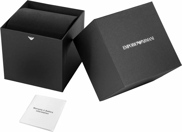 Orë dore për femra Emporio Armani Kappa, argjendi