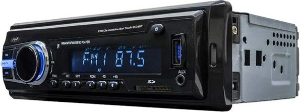 Radio veture PNI Clementine 8524, LCD, 4 kanale audio, FM, USB, Kaltër