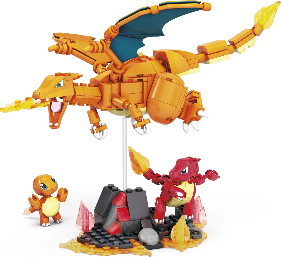 Pokemon Mega Chamander Evolution Construction Set