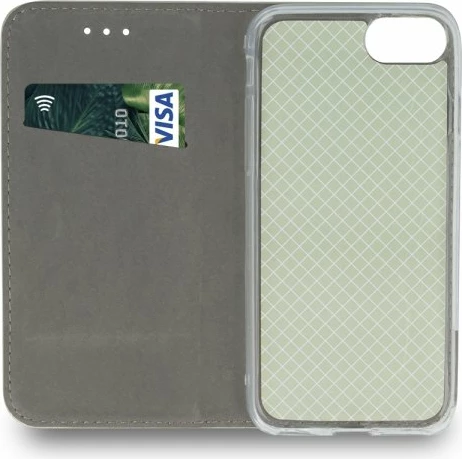 Mbështjellës flip HAVANA Premium për Samsung Galaxy S20 Plus G985, me magnet, xhep karte, gjelbër