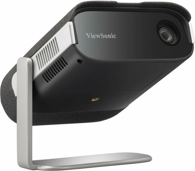 Projektor LED portativ ViewSonic M1X, WVGA 800x480, 150 lm, Wi-Fi/Bluetooth, bateri e integrume, 0.8 kg, zi/argjend, me çantë + telekomandë