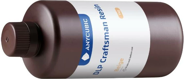 Resinë për printer 3D AnyCubic Craftsman DLP, 1 kg, Bezhe