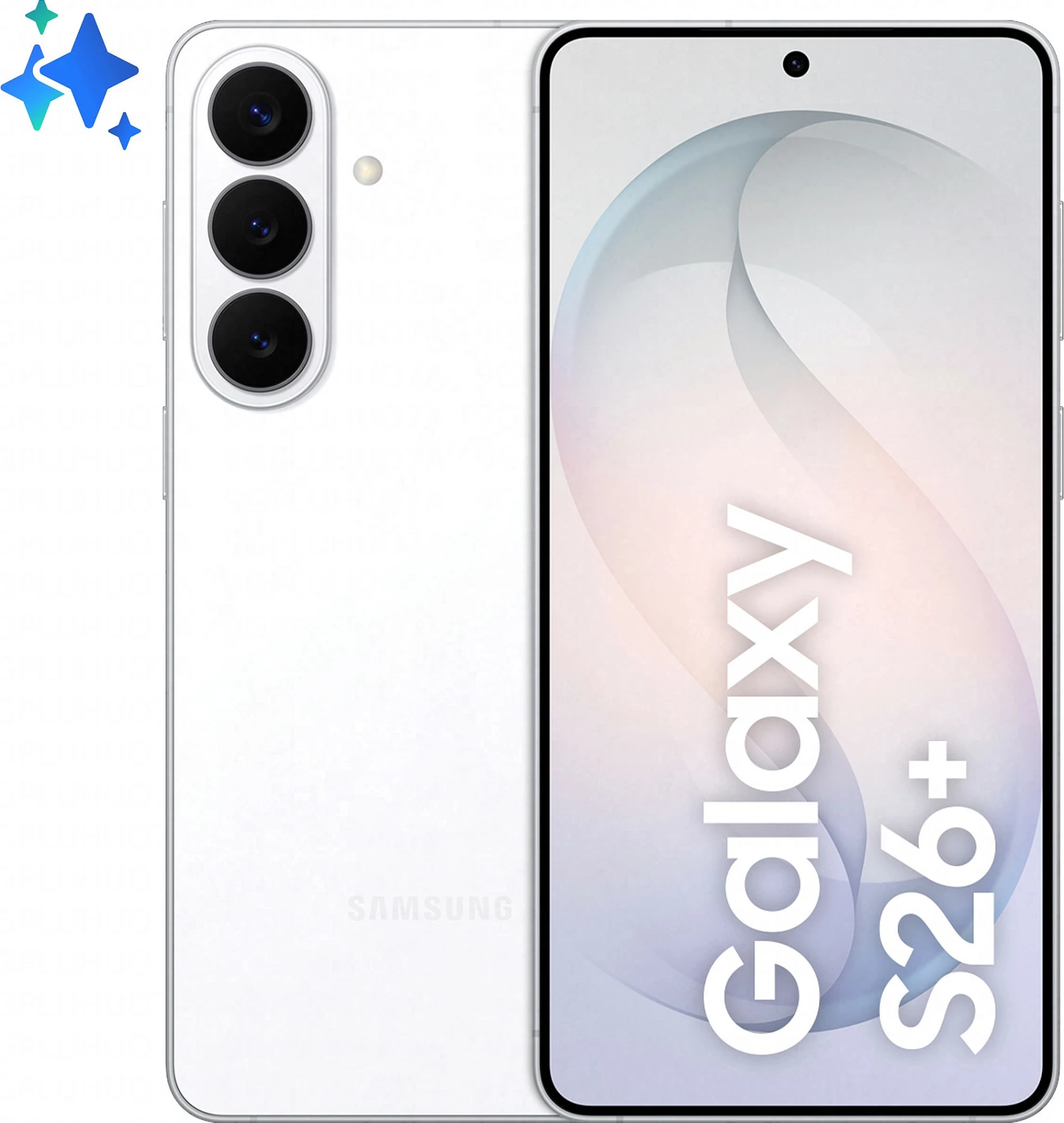 Celular Samsung Galaxy S26+, 12GB RAM, 512GB, 6.7", 50MP, Android 16, i bardhë