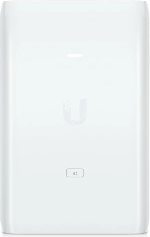 PoE+ injector Ubiquiti U-POE-AT, Gigabit Ethernet, 30 W, Bardhë