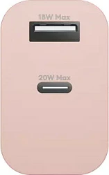 Karikues muri dbramante 1928 Re-charge 20W, 2 porta (USB-C + USB), EU, rozë