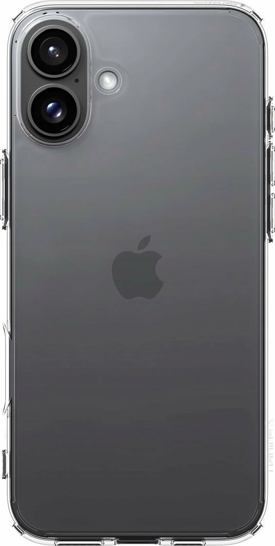 Mbështjellës Spigen Ultra Hybrid ACS08197 për iPhone 16 6.1\" (2024), crystal clear, plastik, transparent