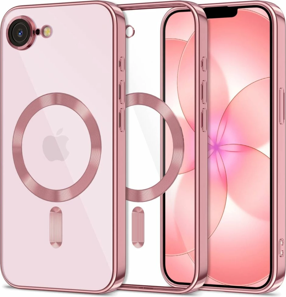 Mbështjellës Tech-Protect MagFlex MagSafe për iPhone 16e/17e, rozë, 1 copë