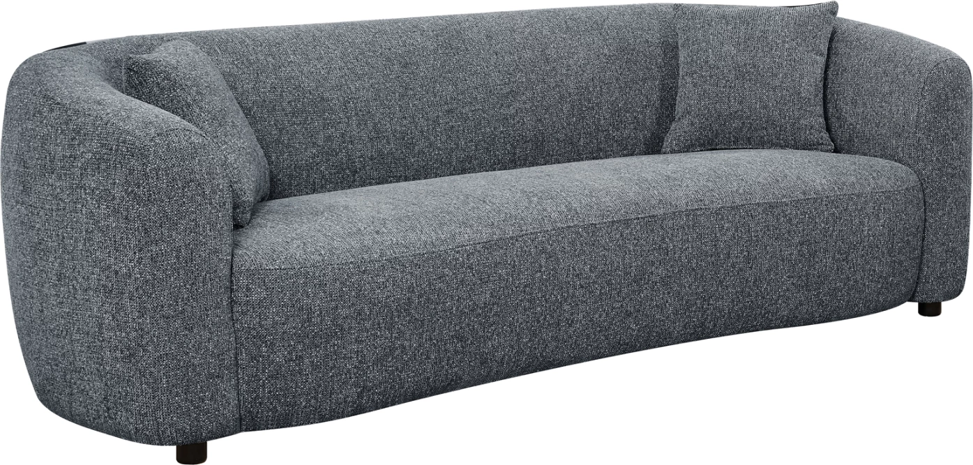Divan treshe NORD, material gri, FH3321.01, 230x96x75cm