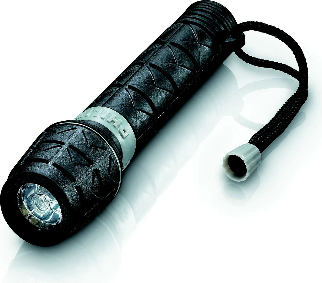 Dritë dore Philips LightLife SFL3361/10, rezistente në ujë, 2xAA/LR6, gome, e zezë