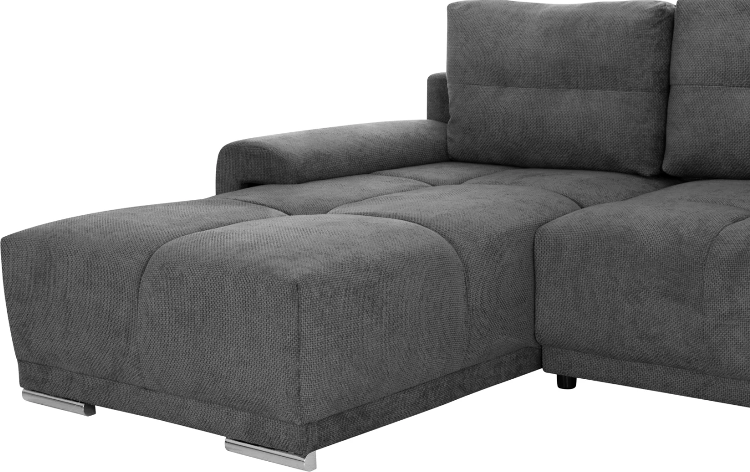 Kënd-sofë shtrati majtas COMFYRA, material gri, FH3336.01L, 270x181x75cm