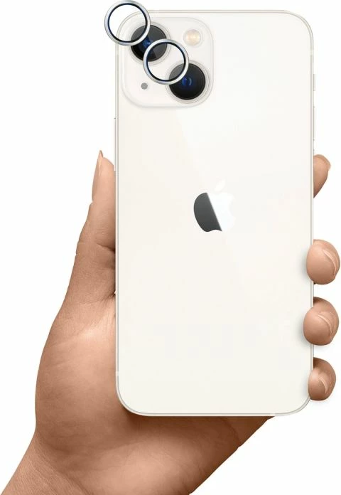 Mbrojtës xhami për kamerë 3mk Protection HARDY Pro për iPhone 13 Mini/13, argjendtë