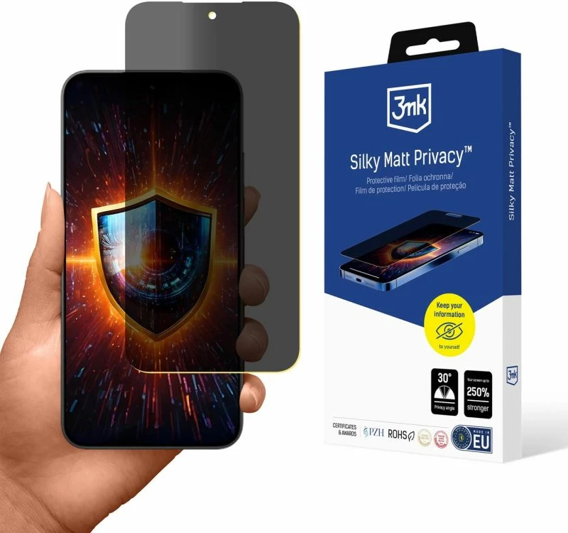 Folie mbrojtëse privacy 3mk Silky Matt për Xiaomi Poco F7