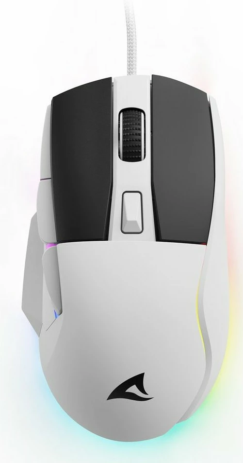 Maus Sharkoon SGM35, 6400 DPI, e bardhë