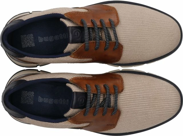 Atlete meshkuj Bugatti 331AWB046910-5263, bezhë/kognak [Madhësia: 41]