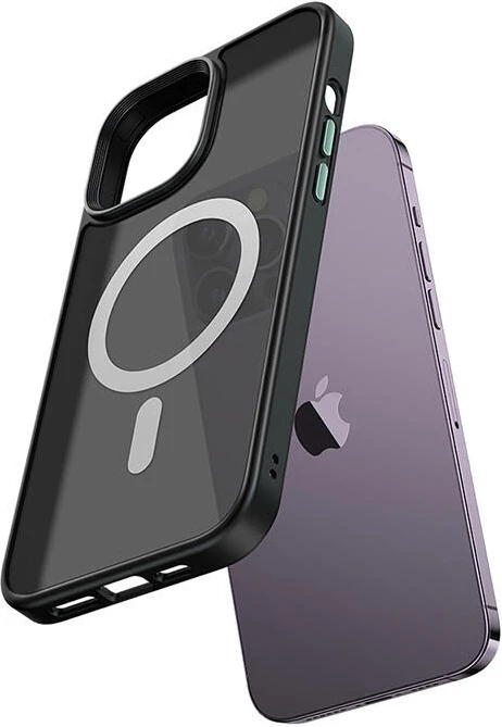 Mbështjellës magnetik McDodo PC-3101 për iPhone 14 Plus, i zi