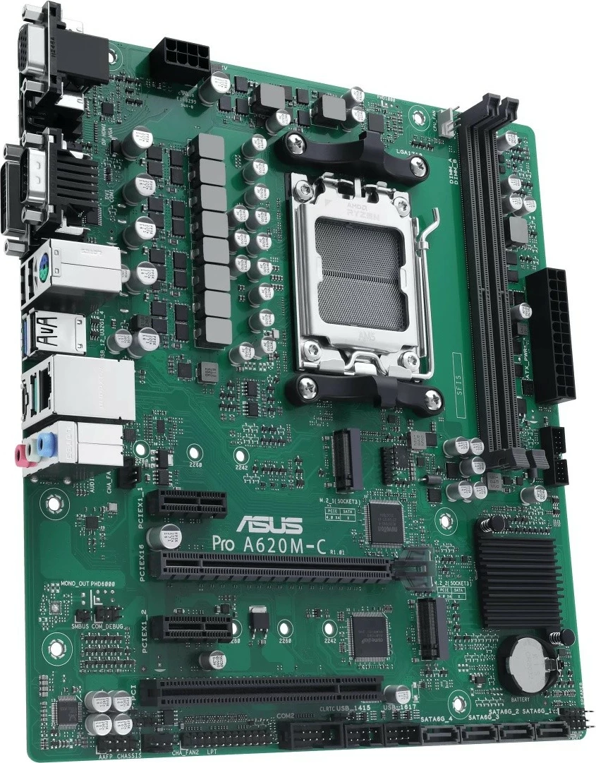 Pllakë amë Asus PRO A620M-C-CSM, Socket AM5, Micro-ATX
