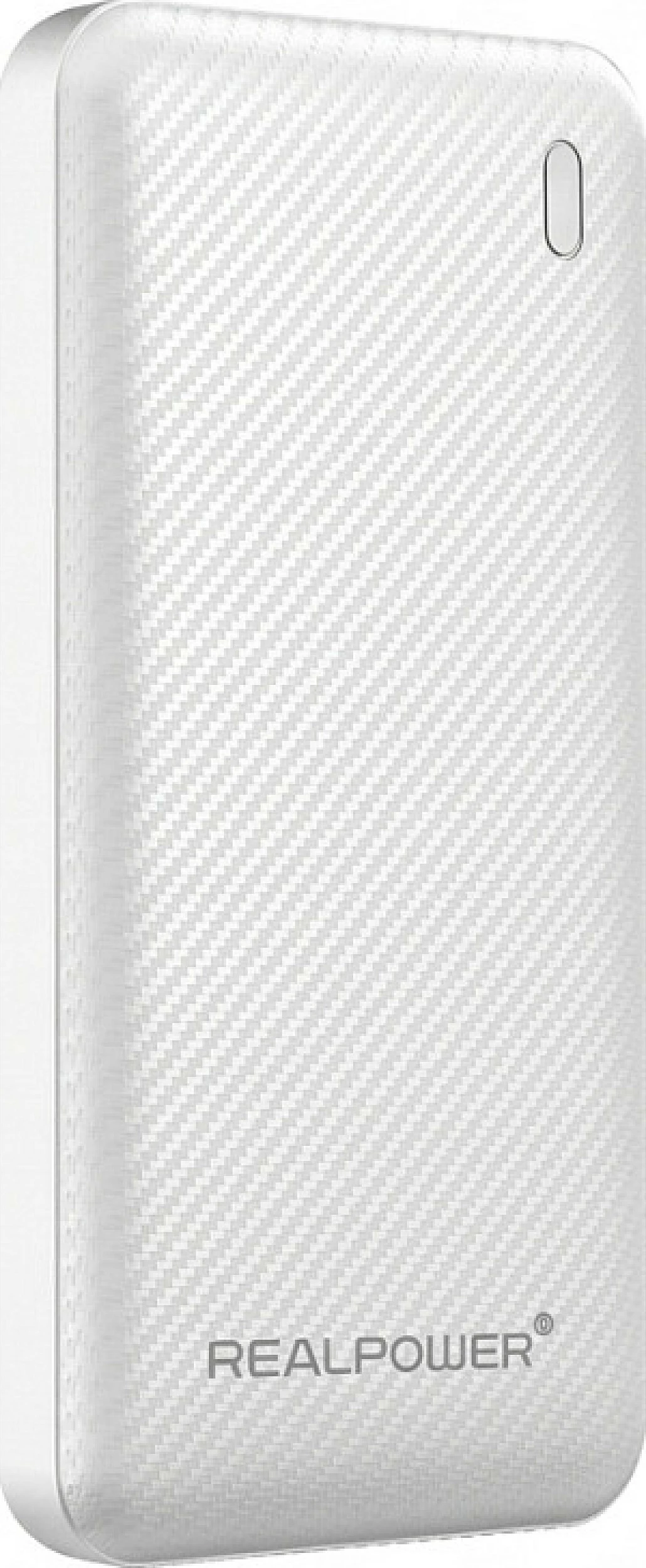 Power bank Realpower PB-10000 SSB, 10000mAh, i bardhë