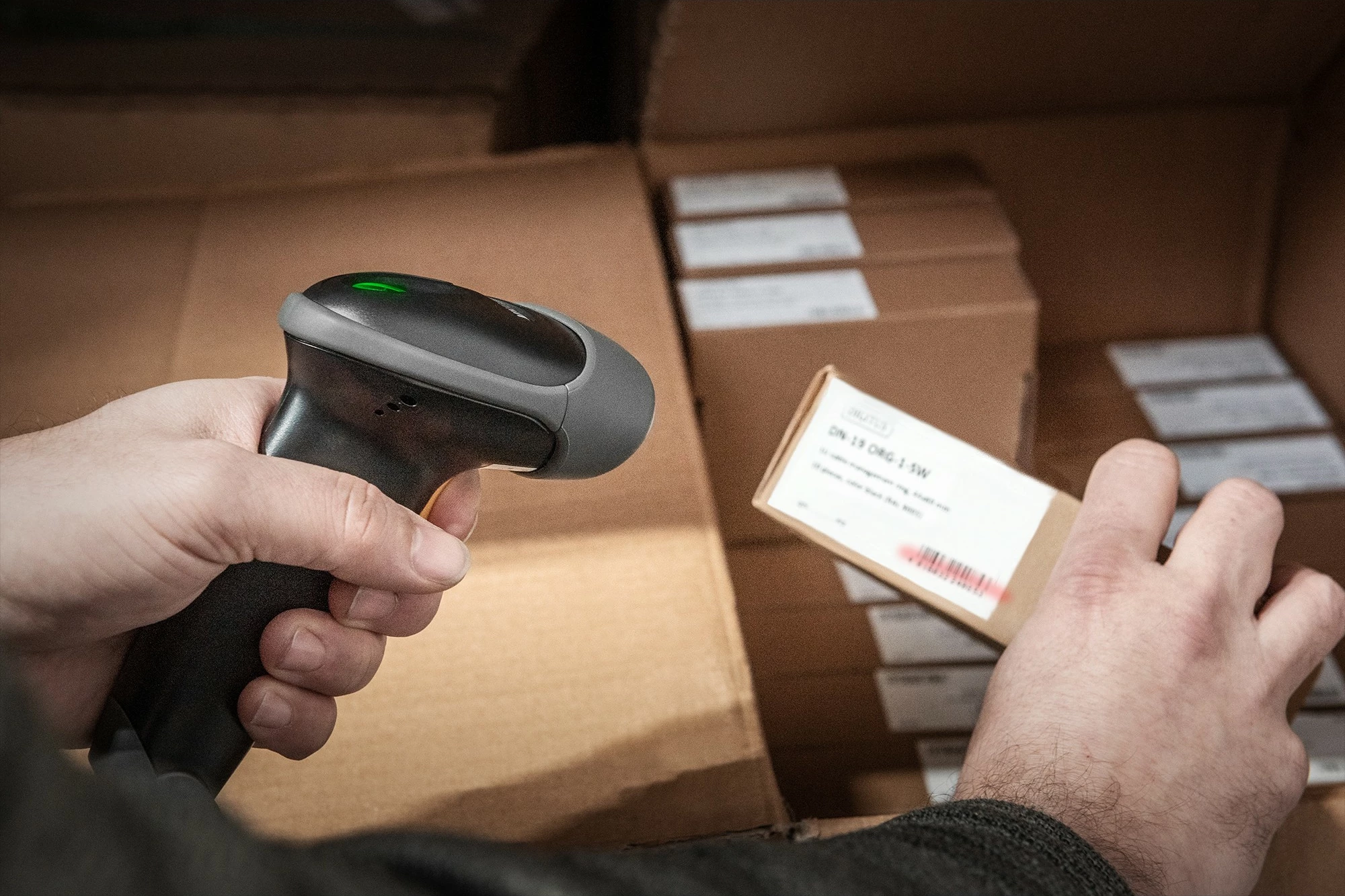 Skaner barkodi Digitus Barcode Handscanner 1D, i zi
