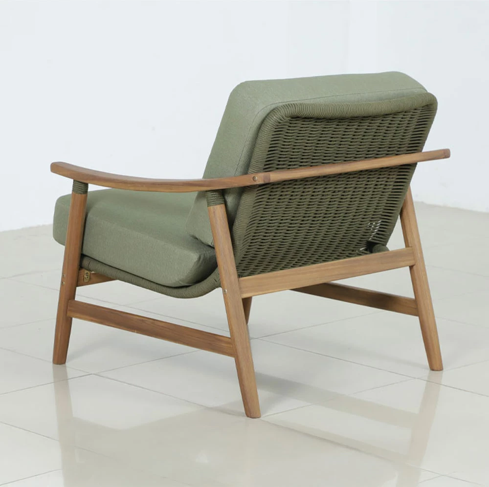 Karrige e ulët me krahë, ngjyrë ulliri, 84.5x79x75.8cm