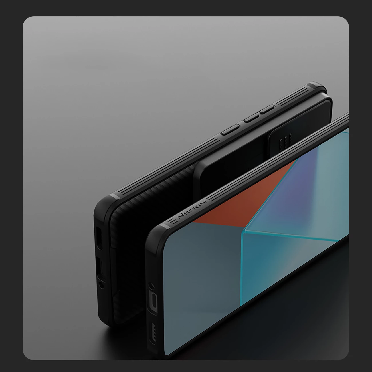 Mbështjellës Nillkin CamShield Pro për Xiaomi Redmi Note 13 Pro+ 5G, i zi