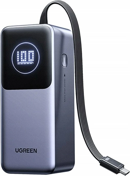 Powerbank Ugreen PB723 20000mAh 130W me USB-A + 2xUSB-C (55365B), gri