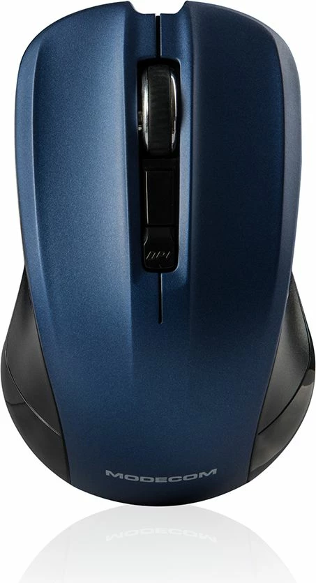 Maus Modecom MC-WM9.1 (M-MC-0WM9.1-140), wireless USB, 1600 DPI, optik, 4 butona, zi dhe kaltër
