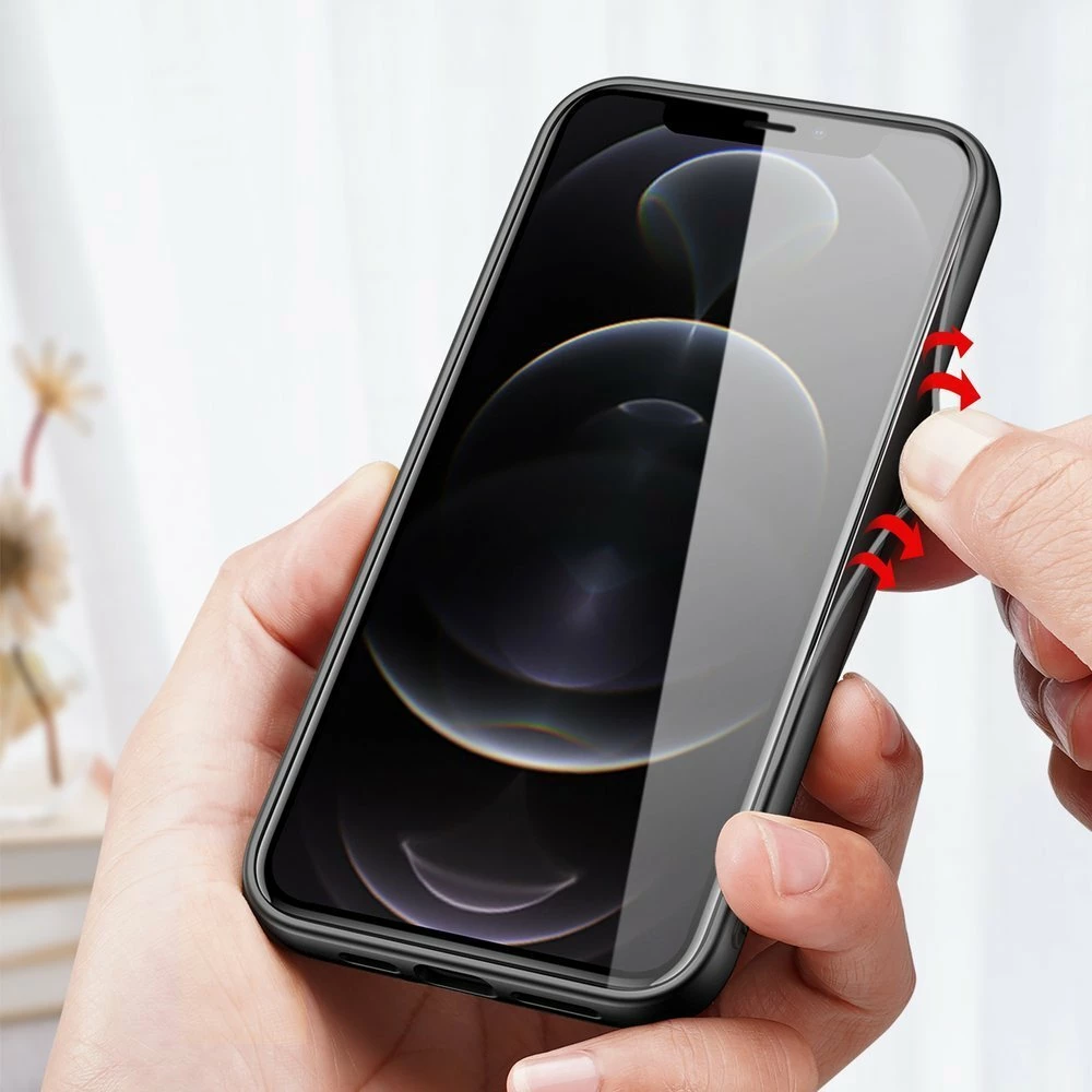 Mbështjellës Dux Ducis Fino për iPhone 13 Pro Max, najlon, Gri
