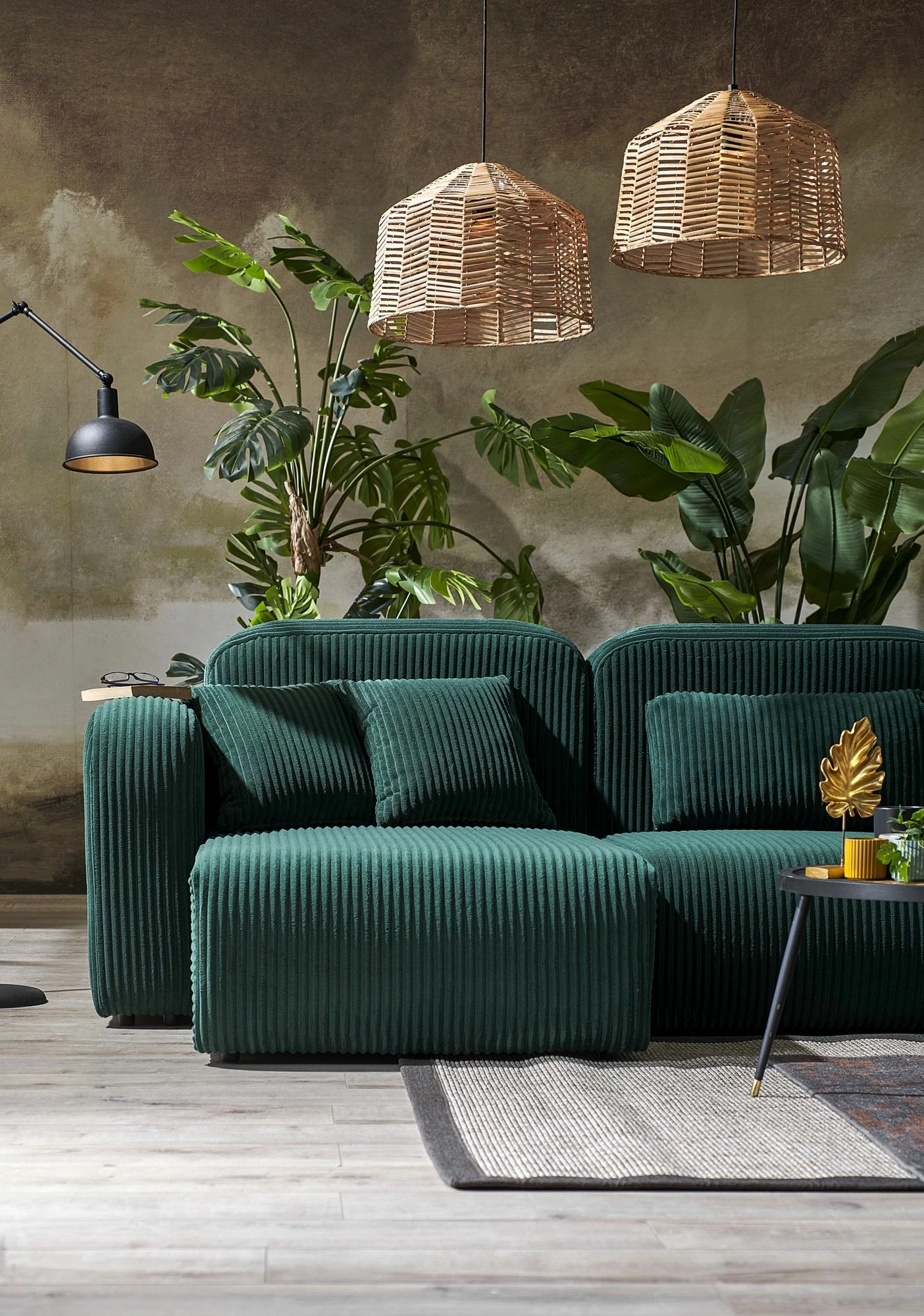 Këndare Atelier del Sofa, Kuba, kadife e gjelbër