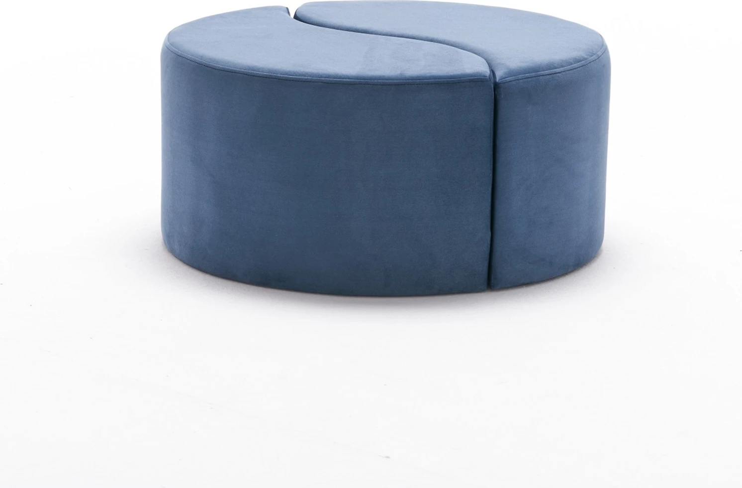 Puf Atelier del Sofa, Alis, kadife blu - 7