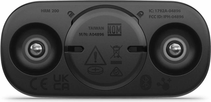 Monitor i rrahjeve të zemrës Garmin HRM 200, i zi, XS-S