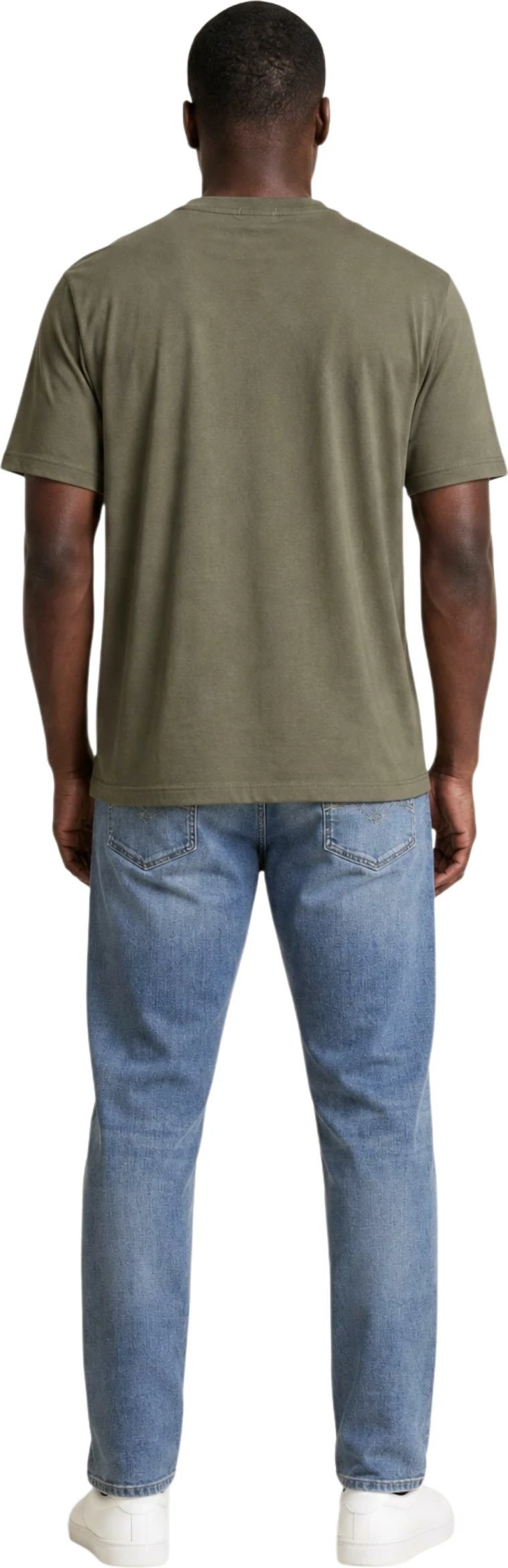 Maicë për meshkuj Calvin Klein Jeans SS Badge LV04RC272G, jeshile sage [Madhësia: L]