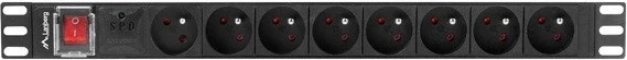 Shirit fuqie Lanberg PDU Rack 19" (1U, 16A, 6X 230V PL, 2m)