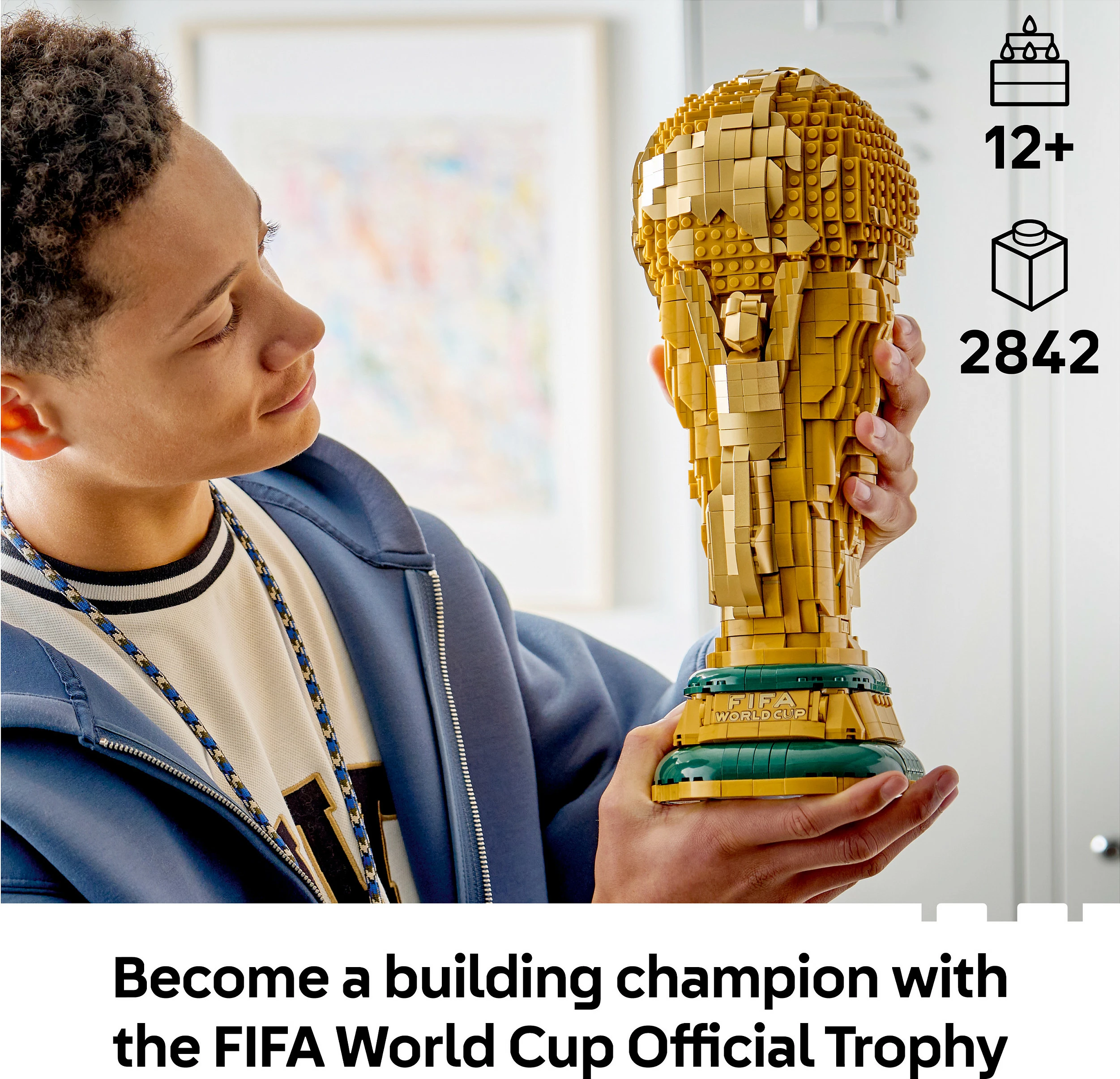 Set ndërtimi LEGO FIFA World Cup Official Trophy 43020, 2842 copë, shumëngjyrësh