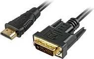 Kabllo HDMI në DVI-D Sharkoon 5m e zezë