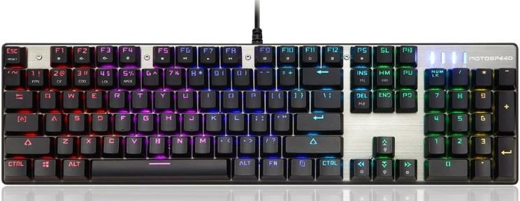 Tastierë MOTOSPEED CK104 - USB, gri