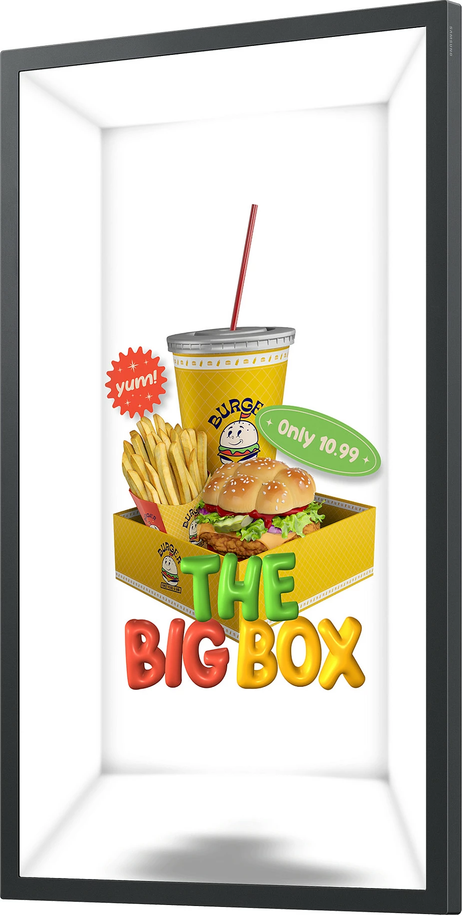 Ekran digital signage Samsung LH32SMHPBGCXEN 32", Full HD, VA, 24/7, Wi-Fi