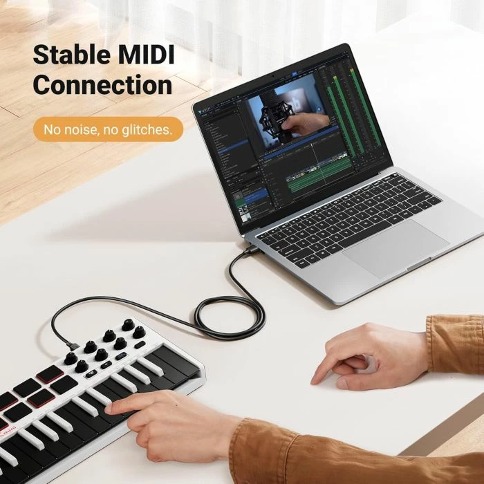 Kabllo printeri USB 2.0 UGREEN 10351, USB-A në USB-B, 3 m, e zezë