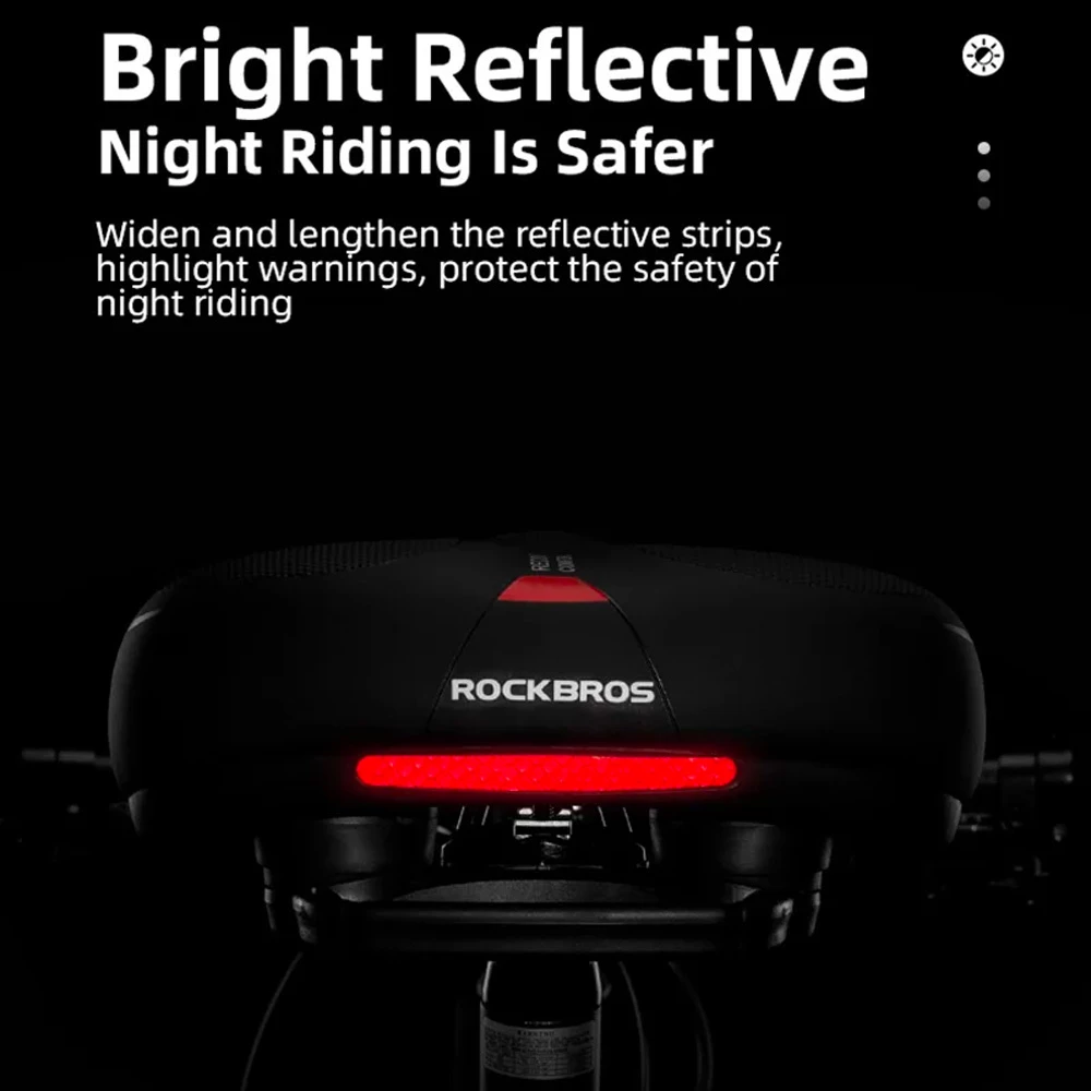 Sedilje biçiklete Rockbros AQ-6090R, e zezë dhe e kuqe