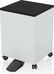 Kabinet nën printer Epson për WF-M5xxx/C5xxx dhe EM/EP-C800, me rrota, bardhë/zi