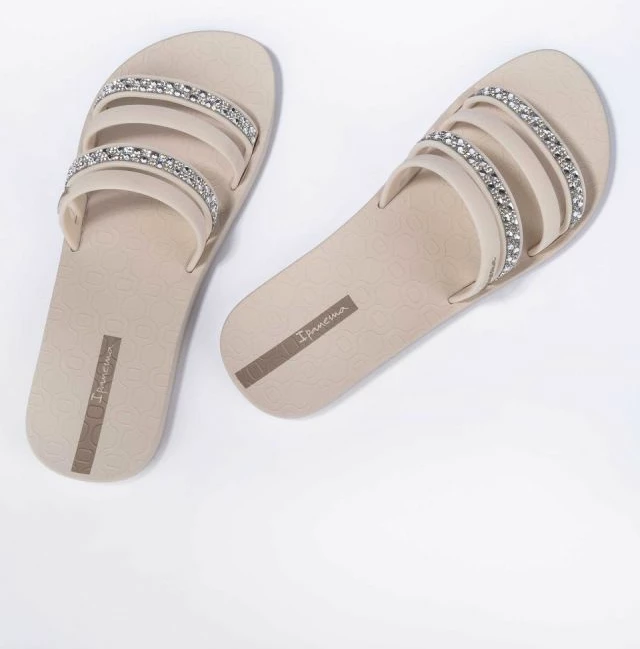 Slides për femra Ipanema, bezhë