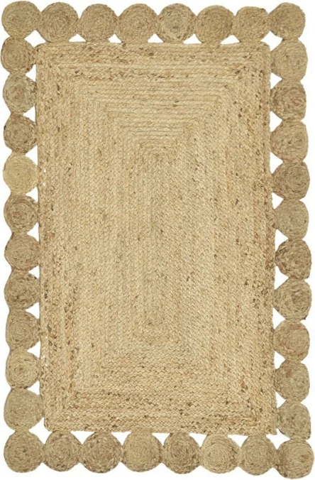 Qilim Inart Doze, ngjyrë bezhë, 100% jute, 120x80x1cm