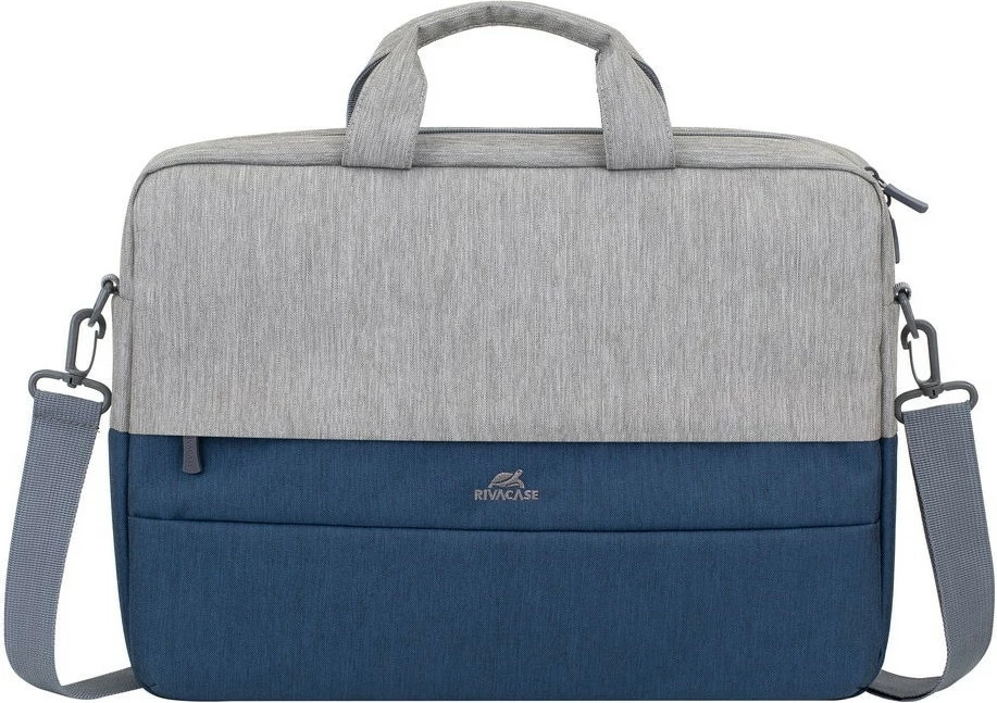Çantë laptopi RIVACASE Prater 7532, 15.6 inç, gri/blu
