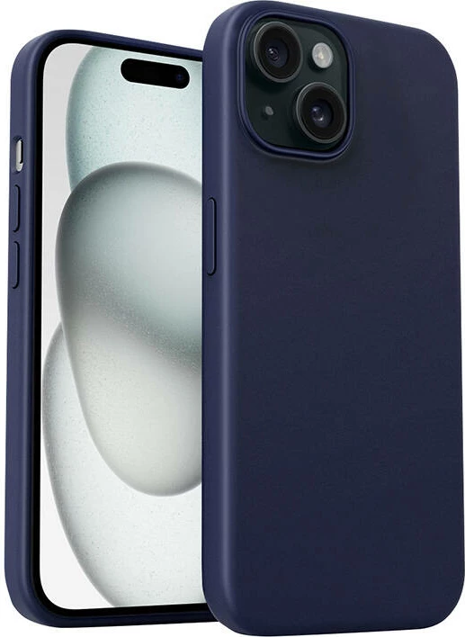 Mbështjellës Aukey PC-GJ10B për iPhone 15 Plus, MagSafe, blu e errët