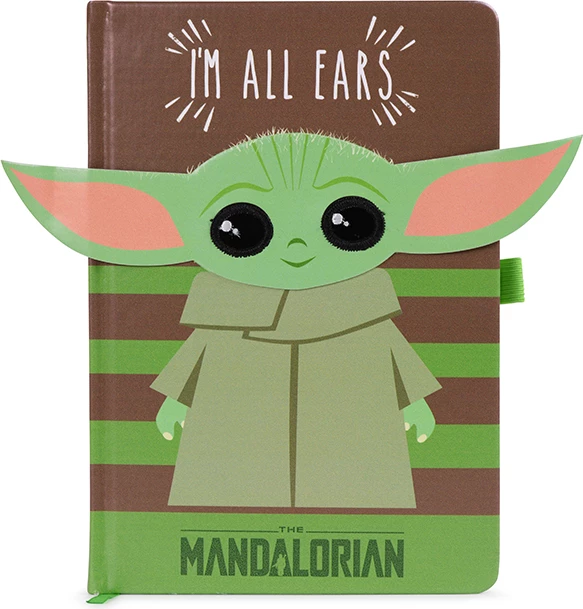 Fletore Pyramid Star Wars The Mandalorian "I'm All Ears", A5, e gjelbër